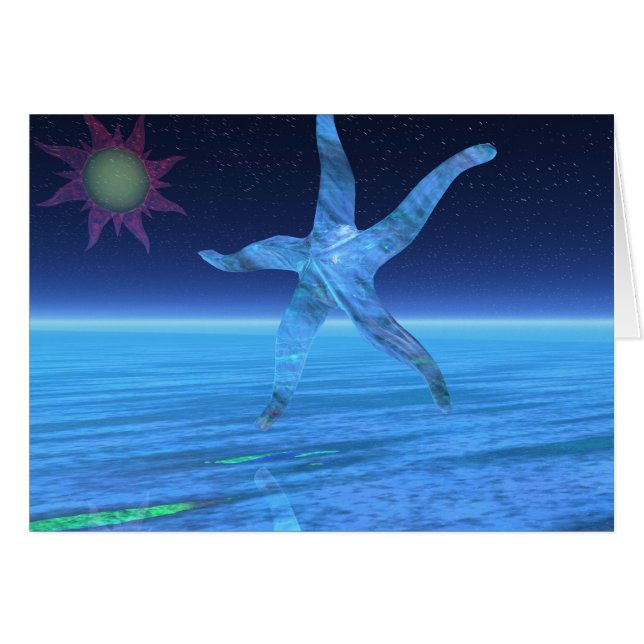 Étoiles de mer abstraites (Devant horizontal)