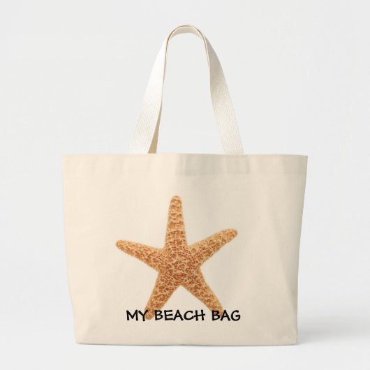 étoiles de mer amusantes mon sac de plage (Devant)
