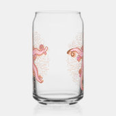 Étoiles de mer et motif pastel rose corail (Droite)