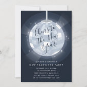 Étoiles de minuit | Invitation de la fête du Nouve (Devant)