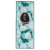 Étoiles de neige - Blanc, Turquoise - Sac cadeau (Devant)