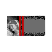 Étoiles de Noël Étiquettes de adresse - (Devant)