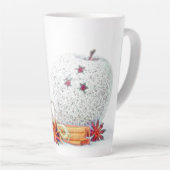 Étoiles de Noël Latte Mug (Angle droit)