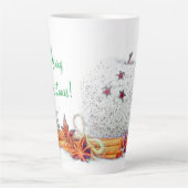 Étoiles de Noël Latte Mug (Devant)