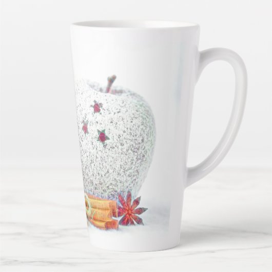 Étoiles de Noël Latte Mug (Droite)