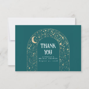 Étoiles de nuit céleste Élégant Merci
