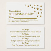 Etoiles de Parties scintillant d'or, Billets de ra (Devant & derrière)