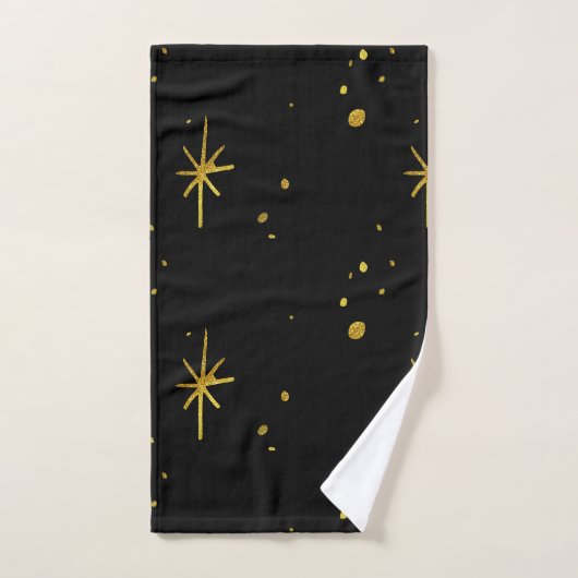 Étoiles d'or (Serviette à main)