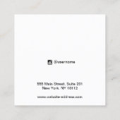 Etoiles d'or à l'oreille de la carte d'affichage b (Dos)