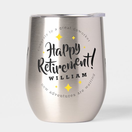 Étoiles d'or amusantes Retraite Nouvelles Aventure (Gauche)