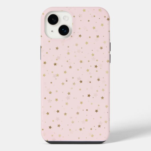 Etoiles d'or Design rose (Verso)