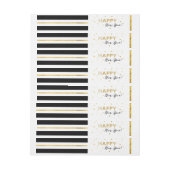 Étoiles d'or - étiquettes de bouclage de bonne (Feuille)