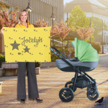 Etoiles d'or jaune Personnalisé petite couverture