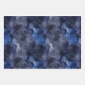 Étoiles d'or sur la feuille de papier d'enveloppem (Devant)