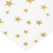 Étoiles d'or sur la nappe blanche (Angle)