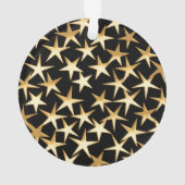 Étoiles dorées sur fond noir (dos)