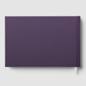 Étoiles dorées violettes élégantes (Verso)