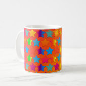 Étoiles éclatées CAFÉ MUG (Devant gauche)