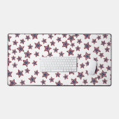 Étoiles en rouge, blanc et bleu (Clavier et souris)