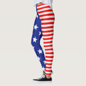 Étoiles et bandes Leggings (Gauche)