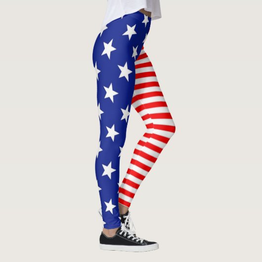 Étoiles et bandes Leggings (Droite)