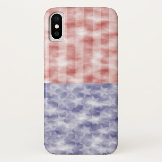 Étoiles et coque iphone de drapeau américain de (Dos)