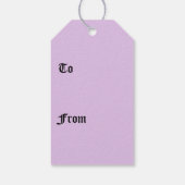 Étoiles et étiquettes cadeaux pentagrammes (Dos)