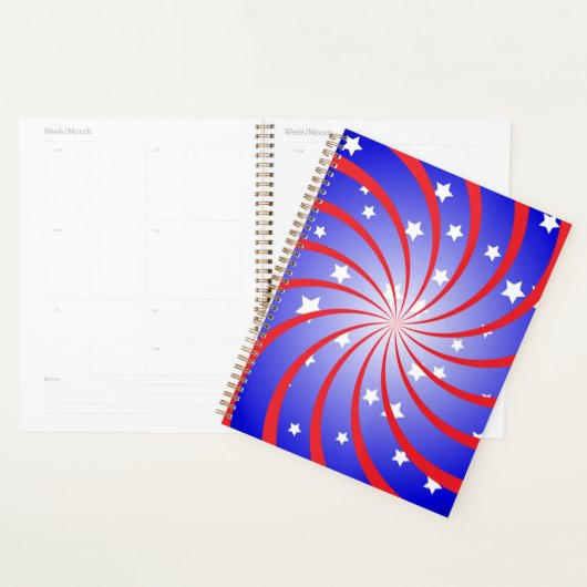 Étoiles et explosion en spirale (Devant avec enveloppe)