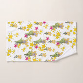 Étoiles et Fleurs (Serviette à main)
