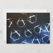 ÉTOILES et LUMIÈRES Barre Bat mitzvah Invitation (Dos)