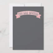 Étoiles et perles Bébé Douche Invitations (Dos)