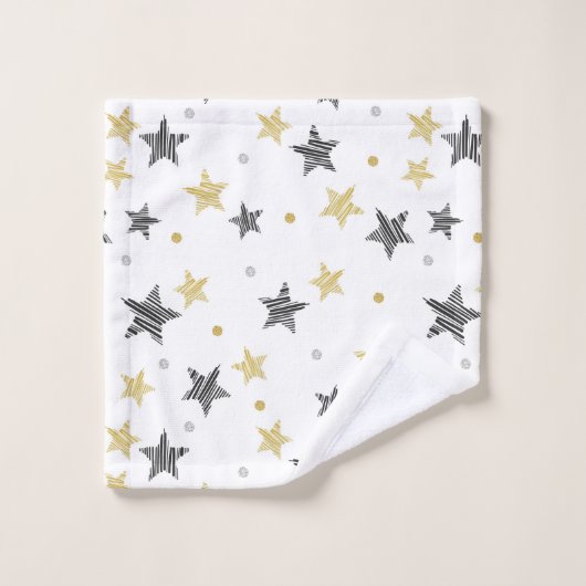 Étoiles Et Points (Gant de toilette)