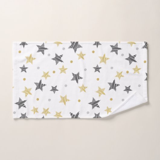 Étoiles Et Points (Serviette à main)