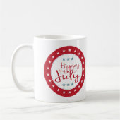 Étoiles et rayures 4 juillet Mug de café (Gauche)