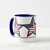 "Étoiles et rayures de la Mug américaine" (Devant gauche)