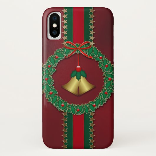 Étoiles et rayures Noël coque iphone-Mate (Dos)