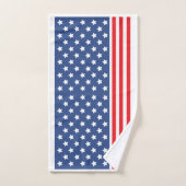 Étoiles et rayures patriotiques (Serviette à main)