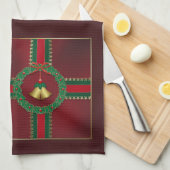Étoiles et rayures Serviette de cuisine (Quart Plié)
