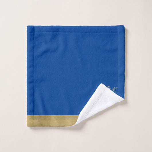 Étoiles et set de serviettes Peacock (Gant de toilette)