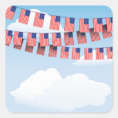 Étoiles Et Stripes Stickers Bund (Devant)