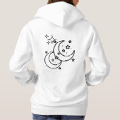 étoiles et sweat - shirt à capuche de lune (Dos)