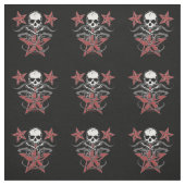 Étoiles et tissu de crâne (Échantillon)