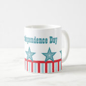 Étoiles fines et bandes de Mug (Devant droit)