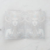 Étoiles, Galaxie, Carte de vœux de femme (Intérieur)