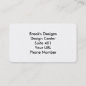 Étoiles grises sur Cartes de visite de concepteur (Dos)