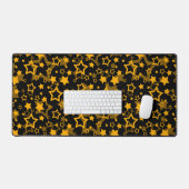 Étoiles Jaune Doré Pailleté Design (Clavier et souris)