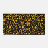 Étoiles Jaune Doré Pailleté Design (Recto)