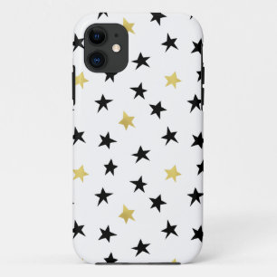 Étoiles joueuses - Coque Black&Gold iPhone 5/5S