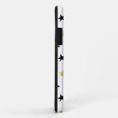 Étoiles joueuses - Coque Black&Gold iPhone 5/5S (Dos/Droite)