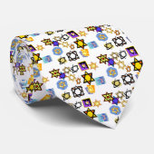 Etoiles juives Cravate de vacances pour les fêtes (Roulé)